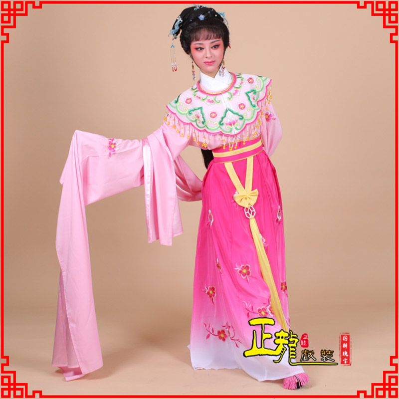 芜湖水袖青衣练功花旦服 梅花古装衣